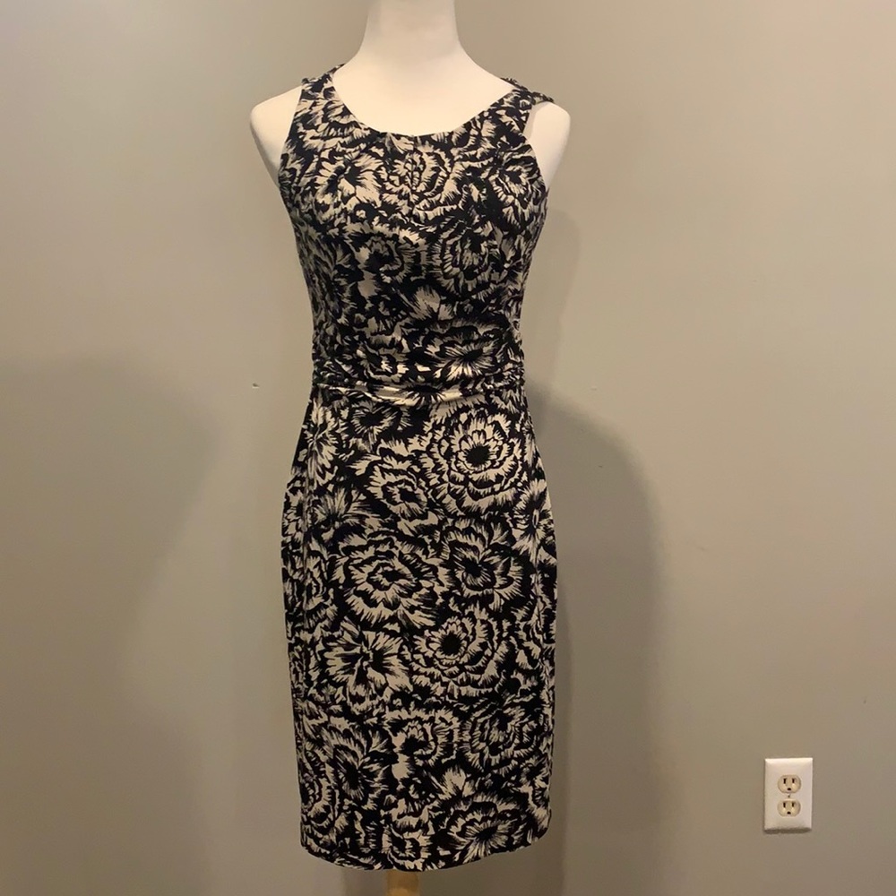 ANN TAYLOR PULL OVER ROUCHED DRESS SIZE 0-2/ XS